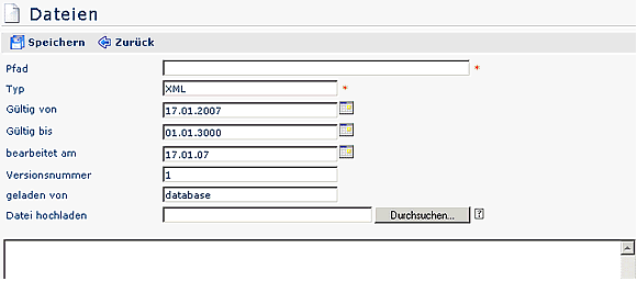 neue datei erstellen